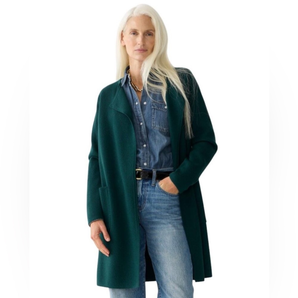 J. Crew Women's Juliette collarless sweater-blazer